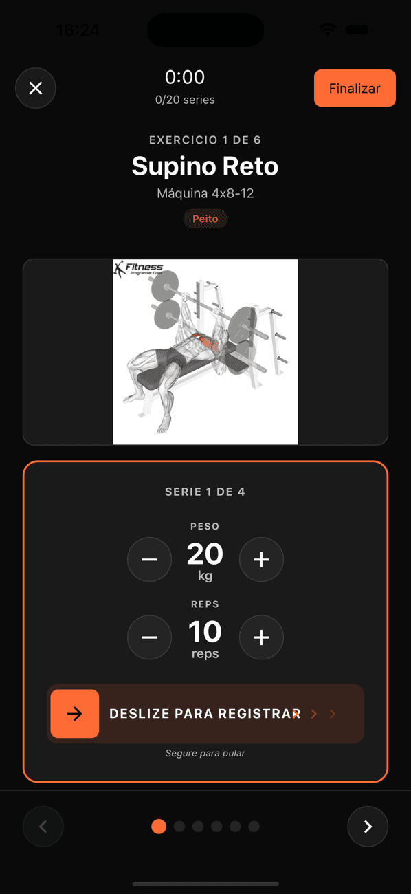Acompanhe cada série